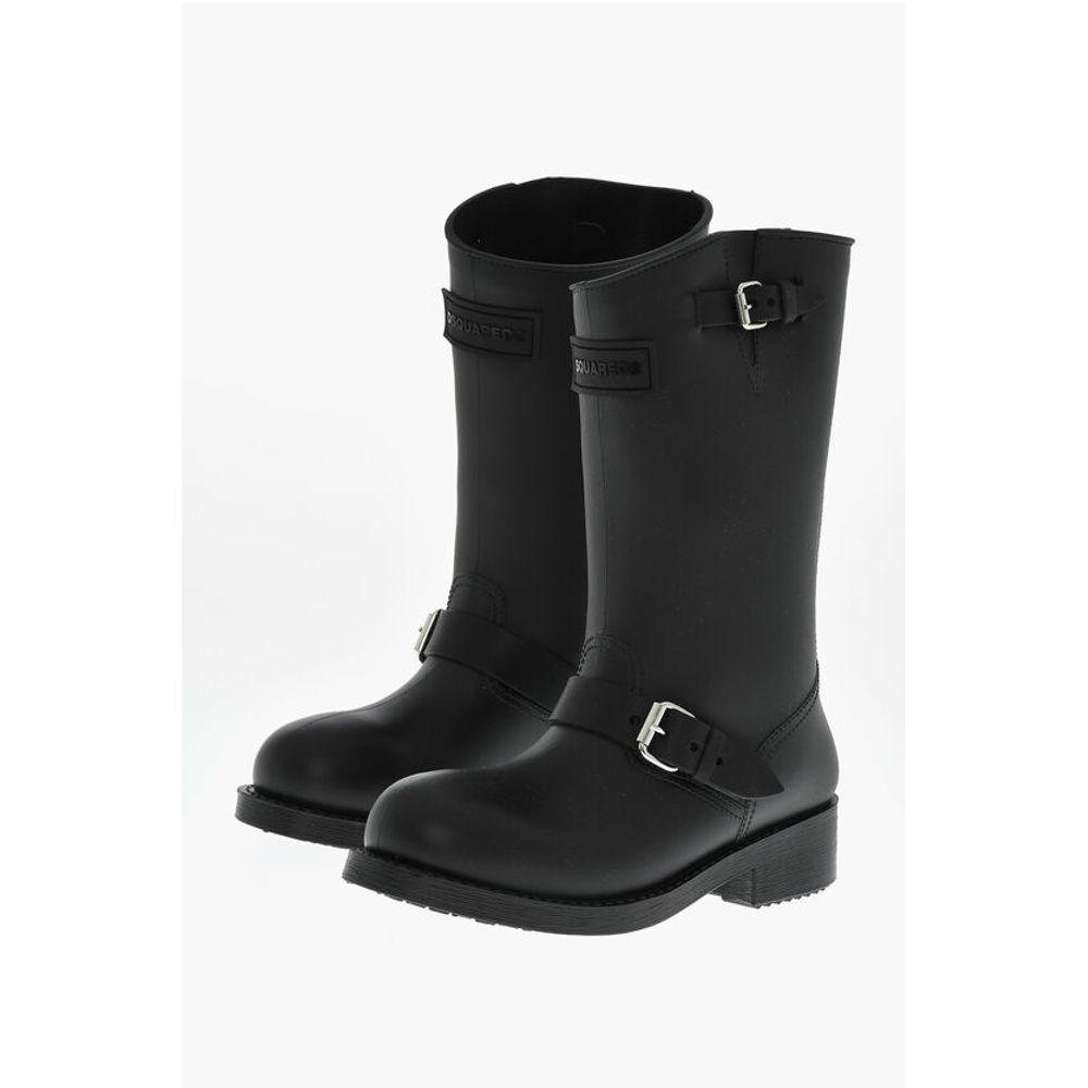 Dsquared² Rain Boots GOTHIC With Buckles
