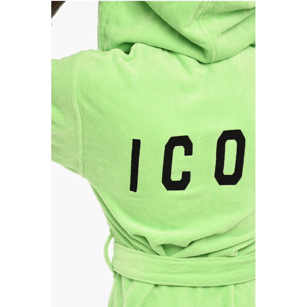 Dsquared² Terry Cottton Bathrobe with Belt