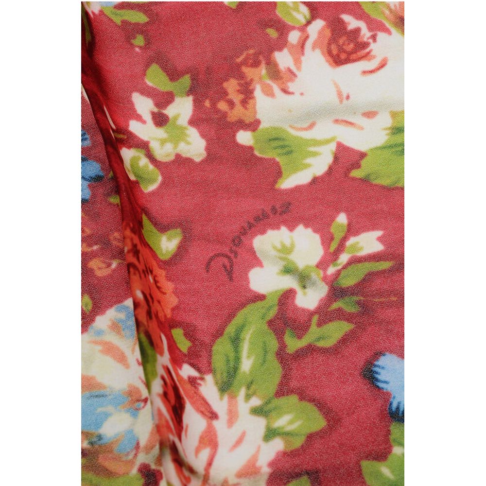 Dsquared² Floral Patterned Lightweight Fabric Foulard