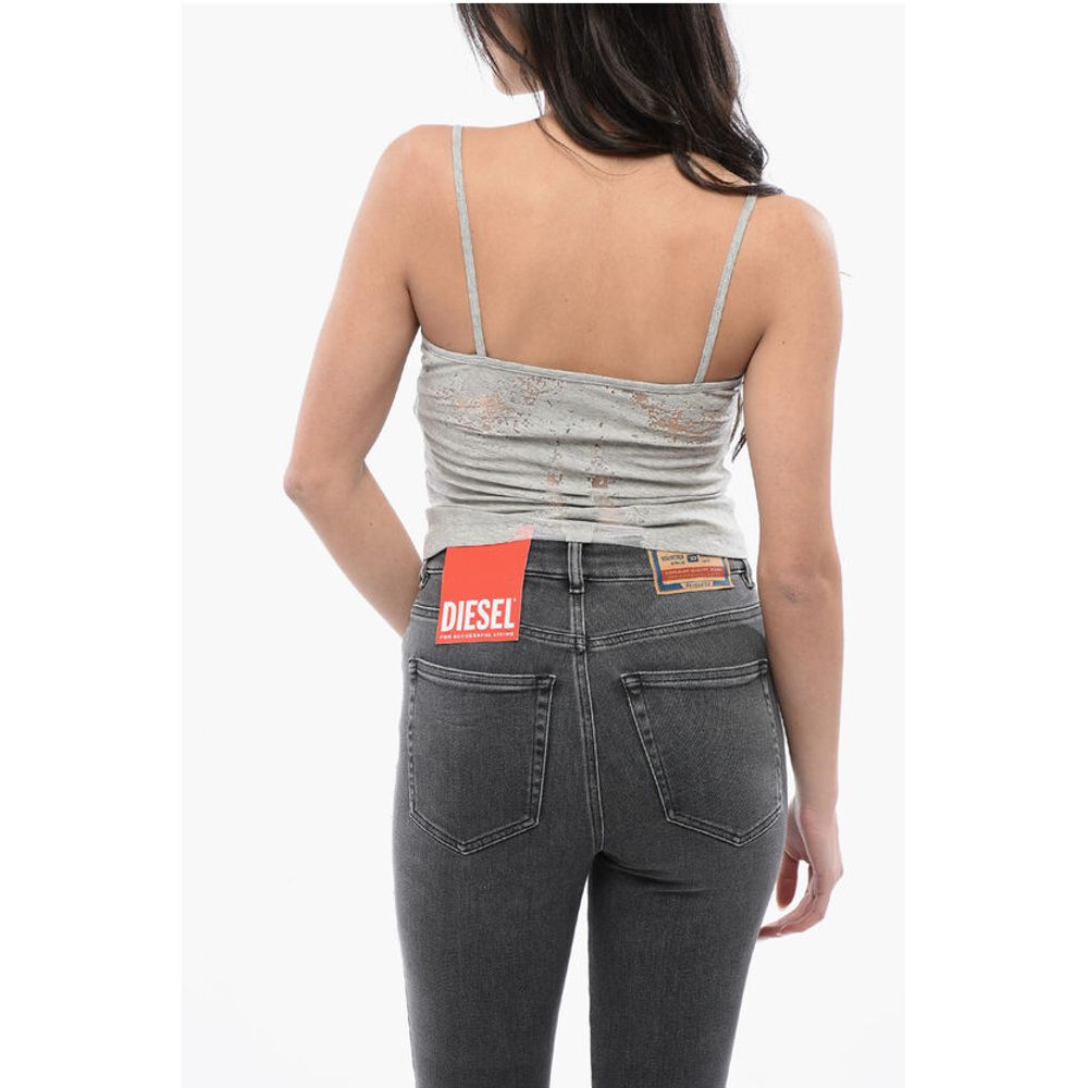 Diesel RED TAG Top T-HOPER-DEVO With Sheer Details