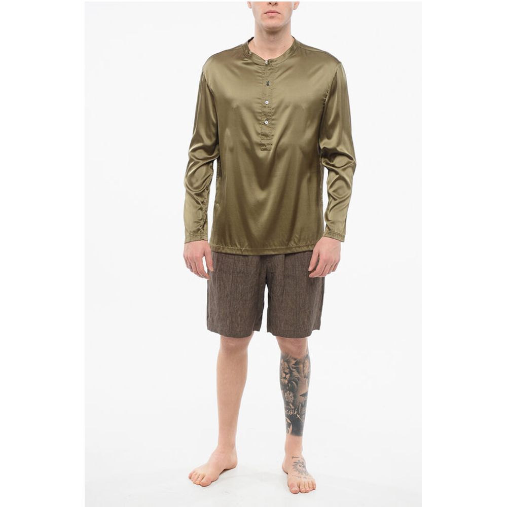 Tom Ford Long Sleeved Pajama Top With Buttons