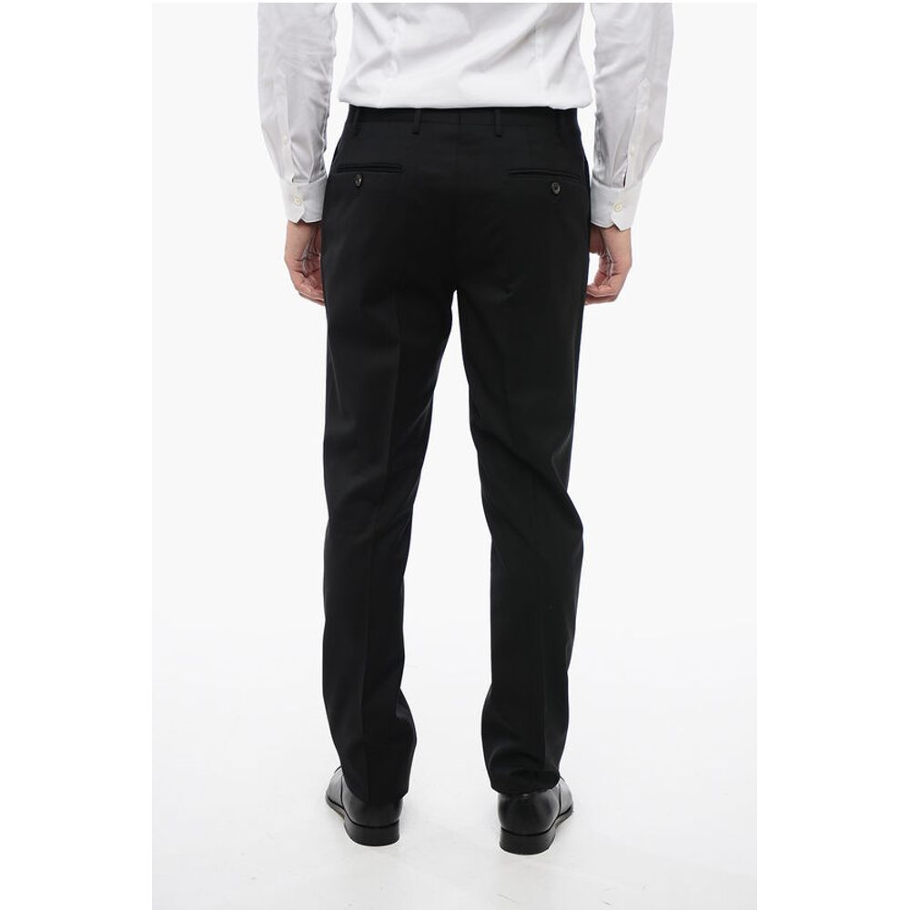 Corneliani 2 Button LEADER Virgin Wool Suit with Flap Pockets