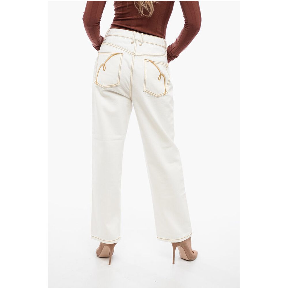 Tory Burch High-waisted Straight Fit Denims 25cm