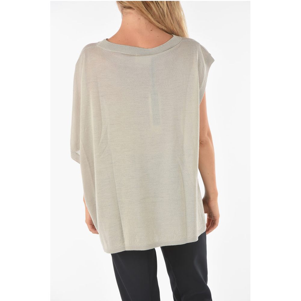 Ixos Asymmetical CURLIN Short-sleeve Sweater