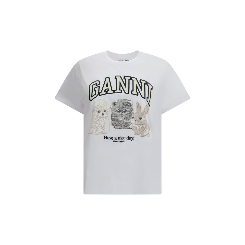 Ganni Have a Nice Day T-Shirt