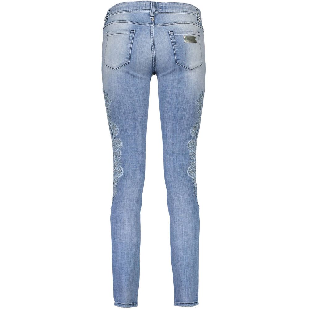 Just Cavalli Hellblaue Jeans aus Baumwolle für Damen