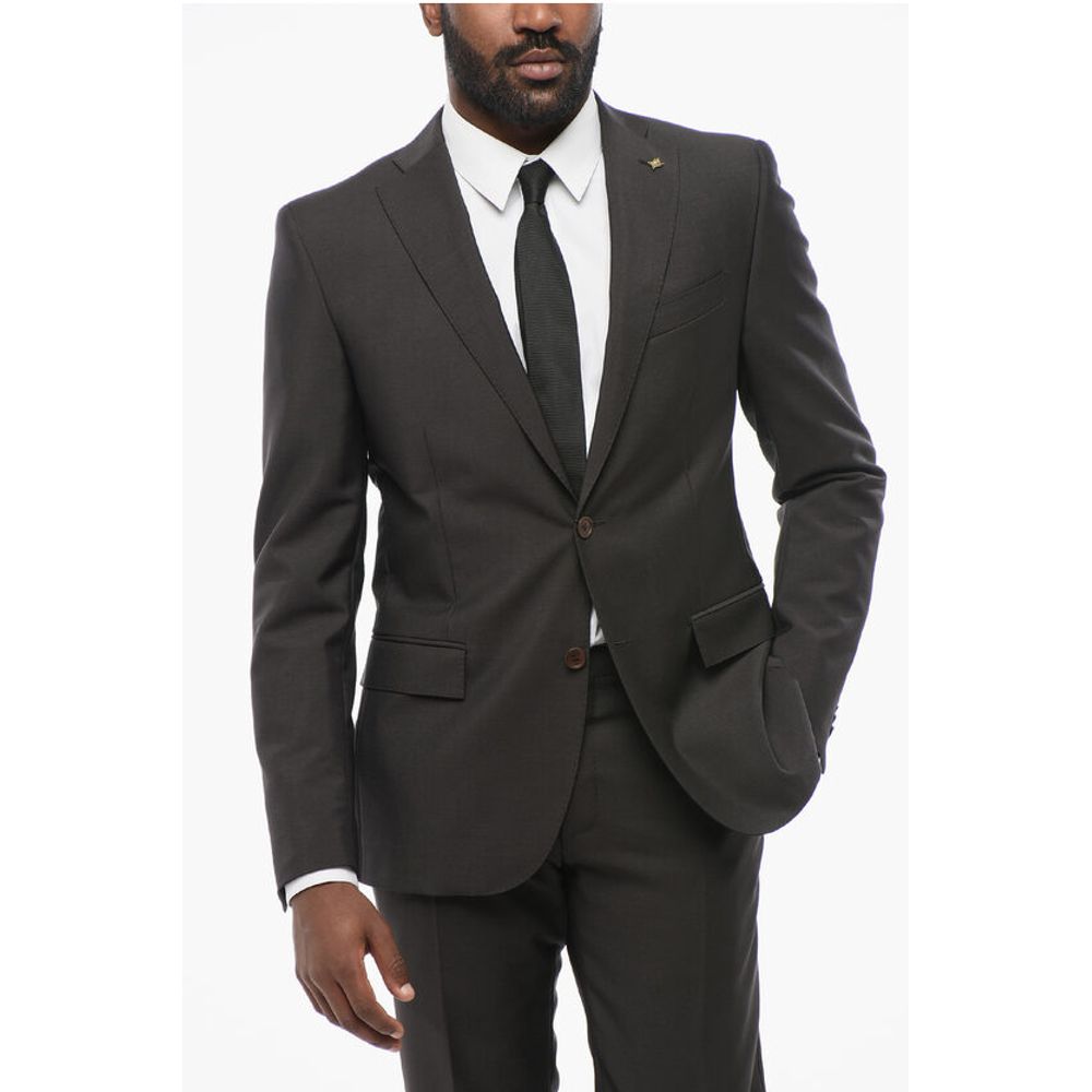 Corneliani Blanded Merino Wool REFINED Suit with Flap Pockets