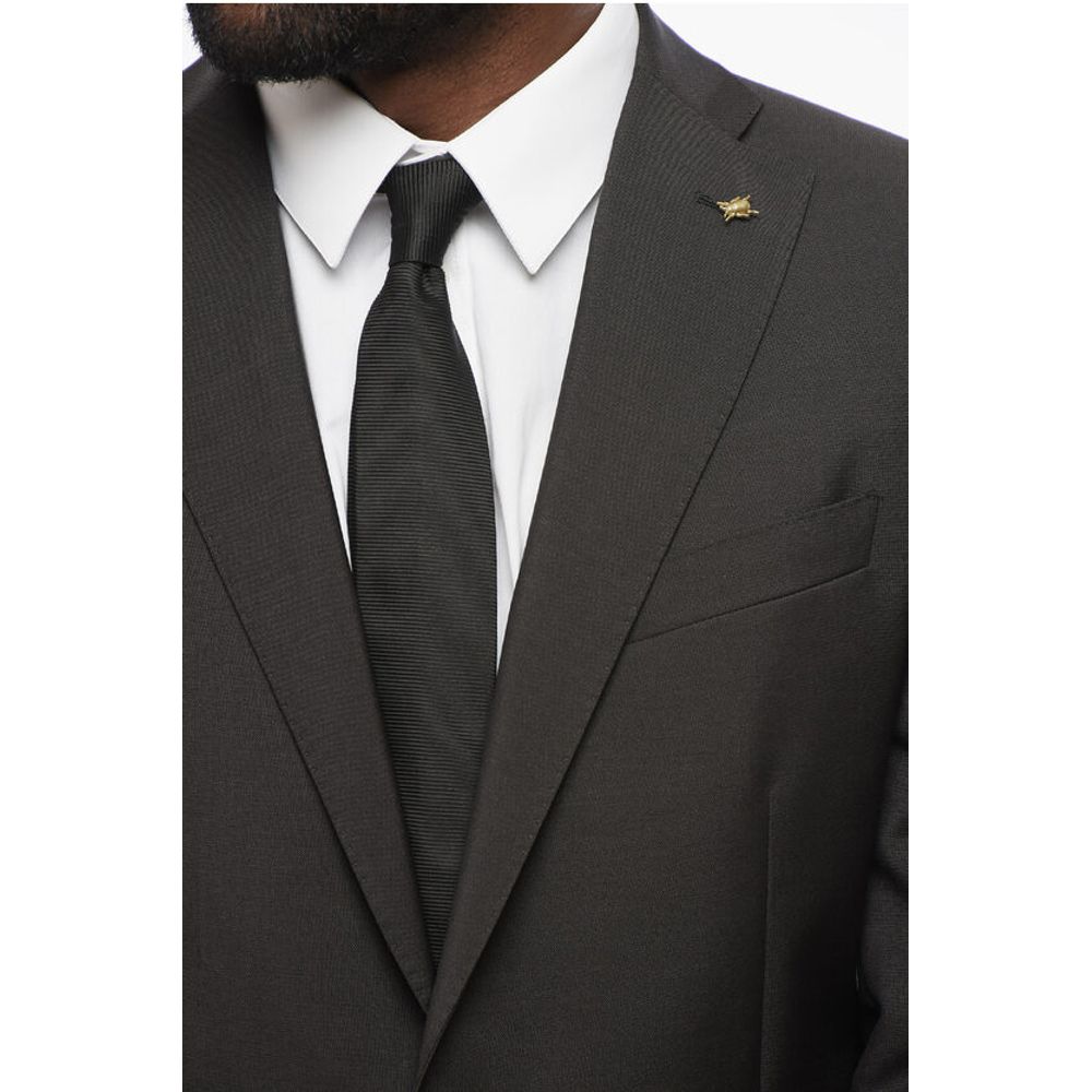 Corneliani Blanded Merino Wool REFINED Suit with Flap Pockets