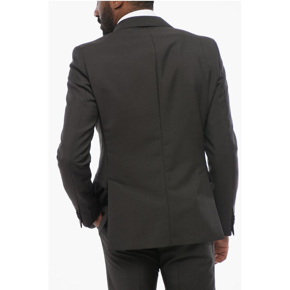 Corneliani Blanded Merino Wool REFINED Suit with Flap Pockets