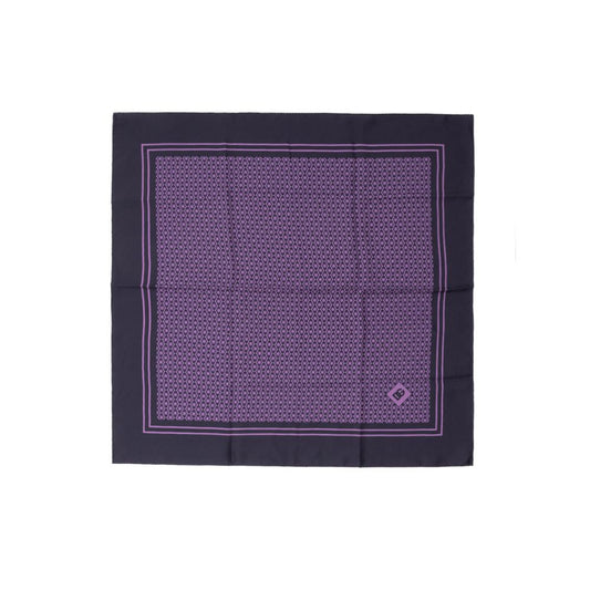 Dolce & Gabbana Purple Silk Handkerchief