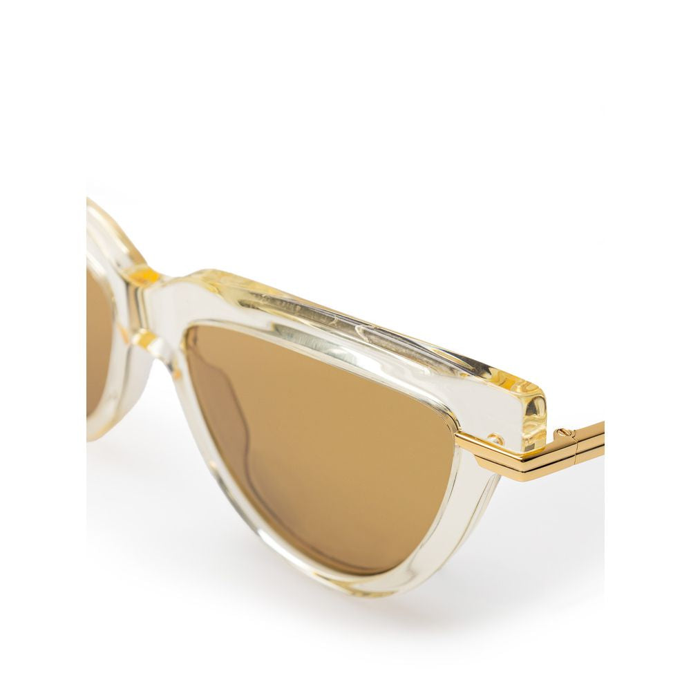 Bottega Veneta Beige Haircalf Sunglasses
