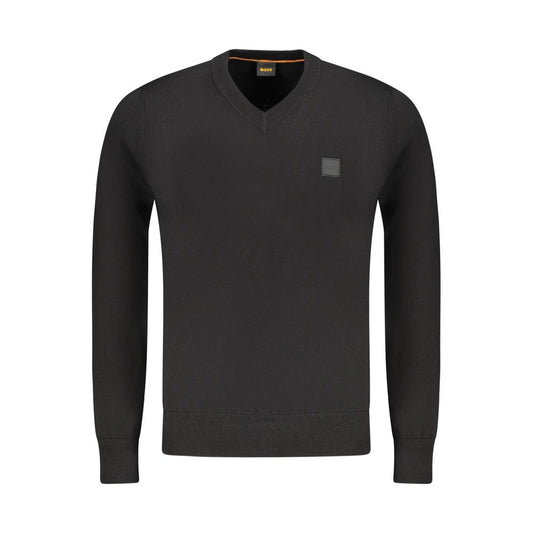 Hugo Boss Black Cotton Sweater