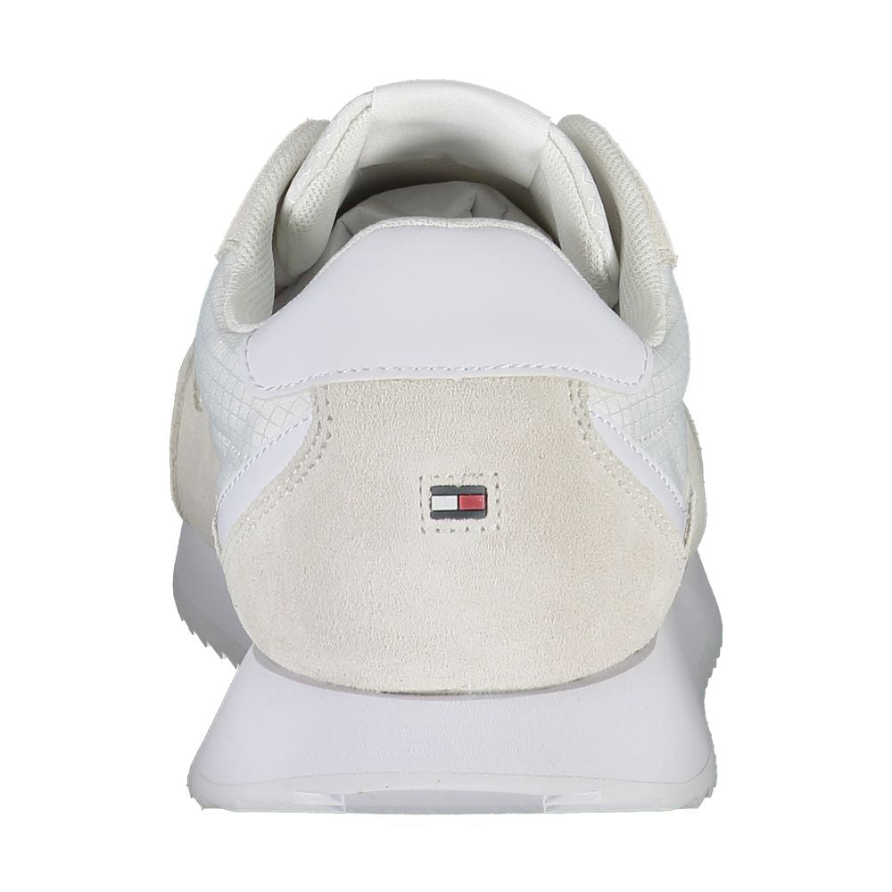 Tommy Hilfiger – Weiße Sneaker aus Polyester für Herren