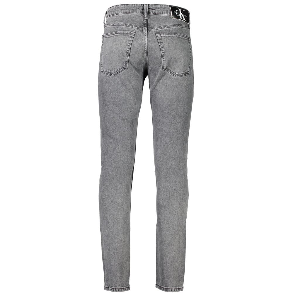 Calvin Klein Brown Cotton Men Jeans