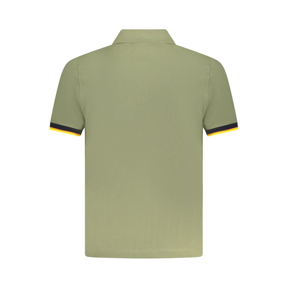 K-WAY Green Cotton Polo Shirt