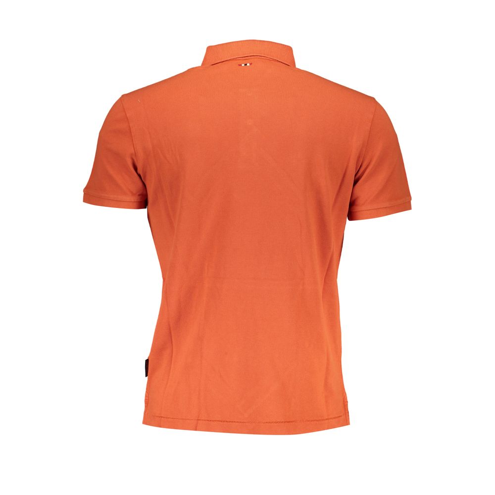 Napapijri Orange Baumwoll-Poloshirt