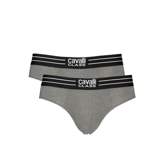 Cavalli Class Brown Cotton Men Underwear