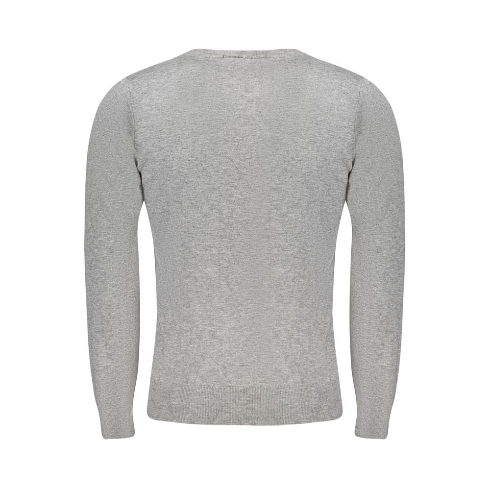 Cavalli Class Brown Polyester Men Sweater