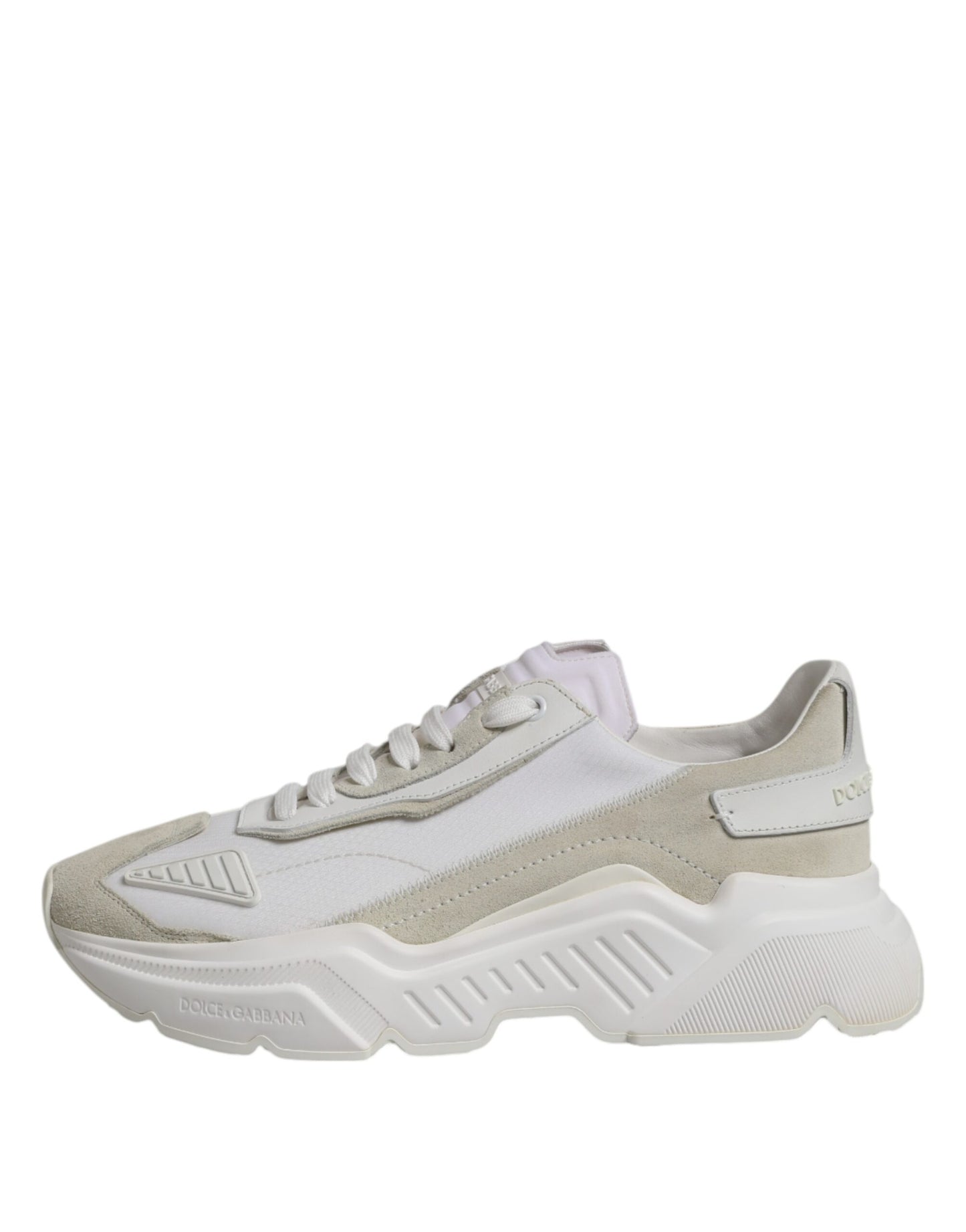 Dolce & Gabbana White Low Top Daymaster Men Sneakers Shoes