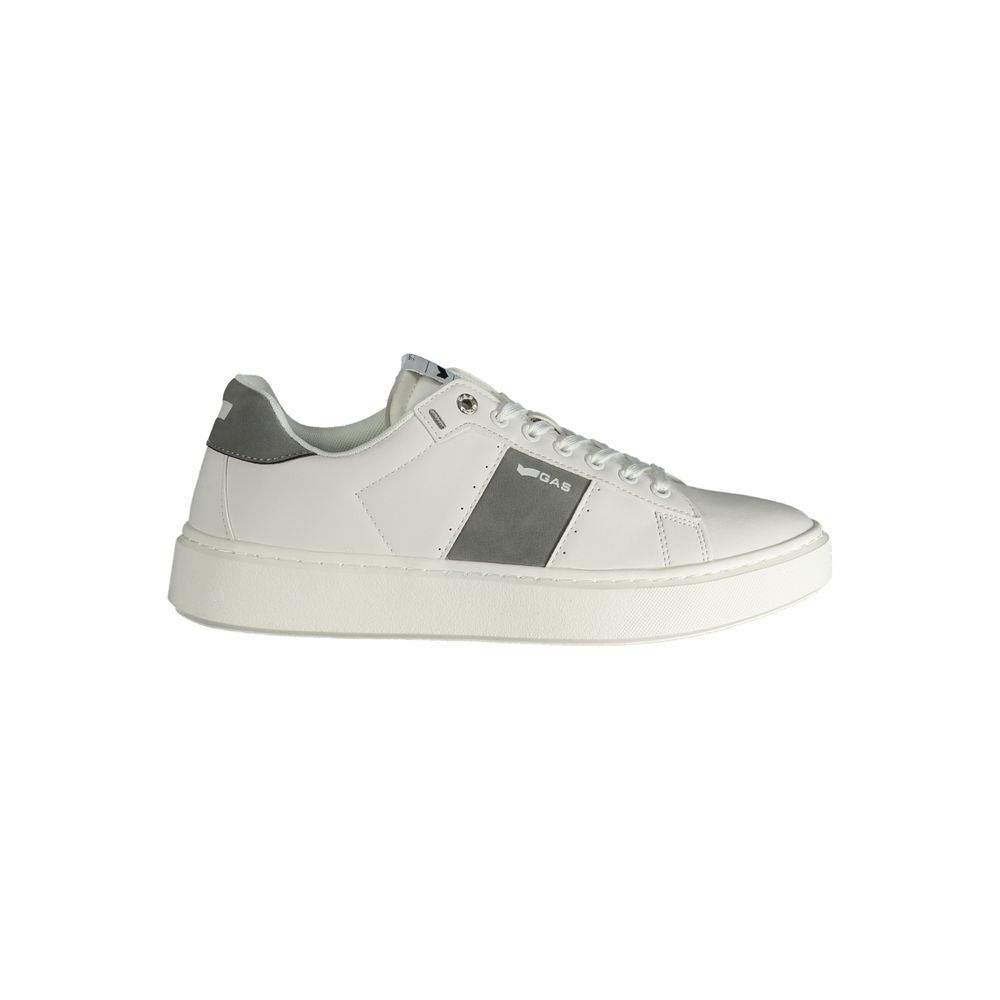 Gas White Polyester Sneaker