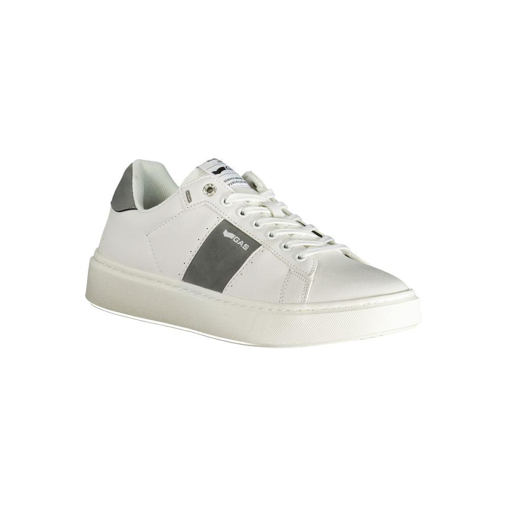 Gas White Polyester Sneaker