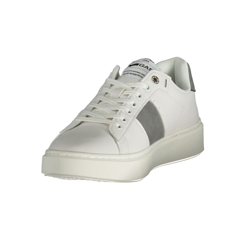 Gas White Polyester Sneaker
