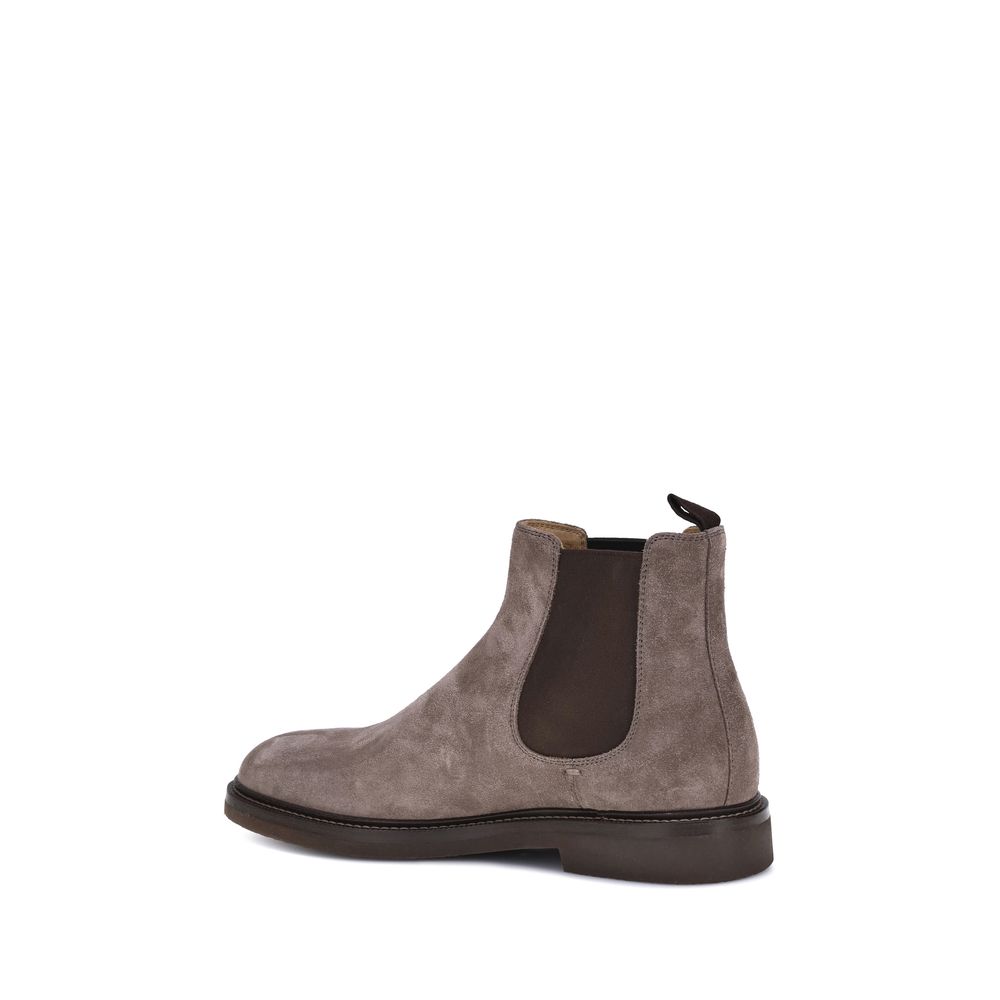 Brunello Cucinelli Suede Ankle Boots