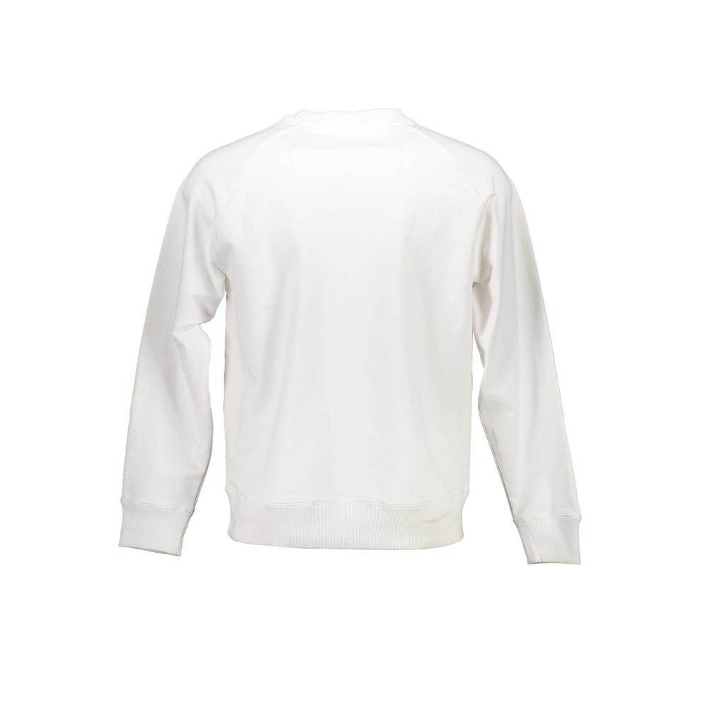 Calvin Klein White Cotton Unisex Sweatshirt