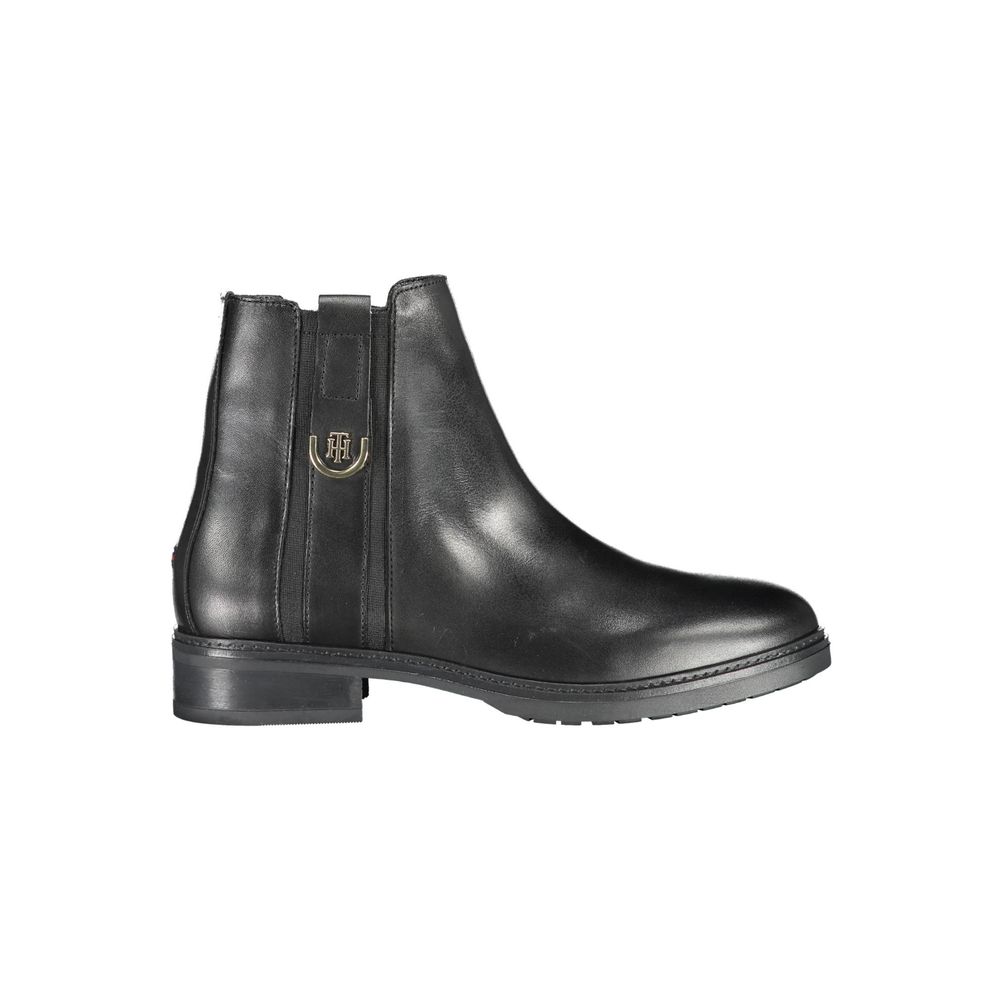 Tommy Hilfiger Black Polyester Ankle