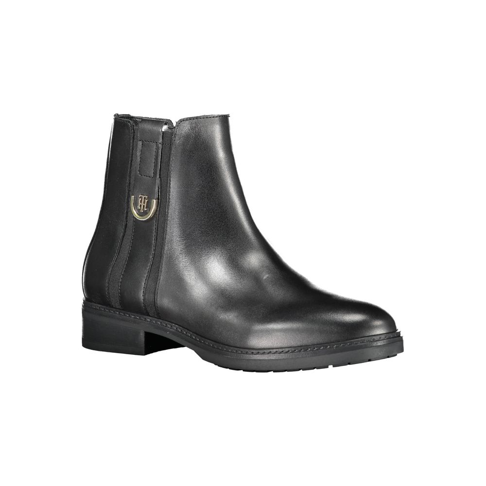 Tommy Hilfiger Black Polyester Ankle