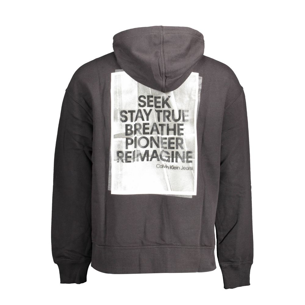 Calvin Klein Black Cotton Sweatshirt