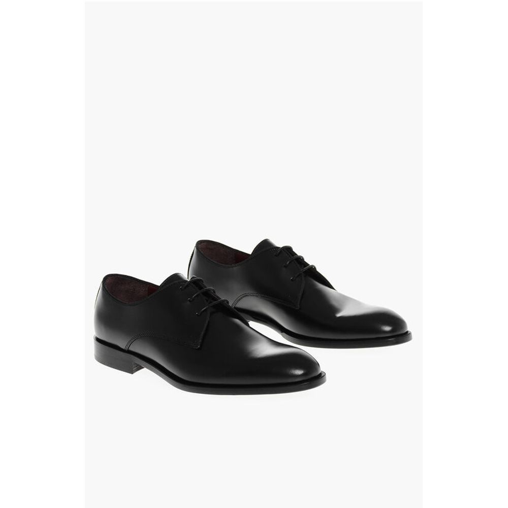 Corneliani Brushed Leather Dreby Shoes