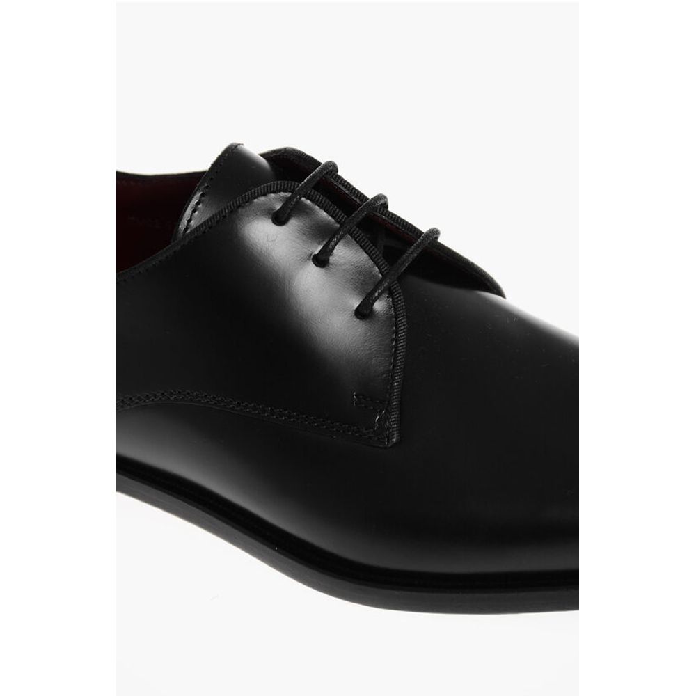 Corneliani Brushed Leather Dreby Shoes