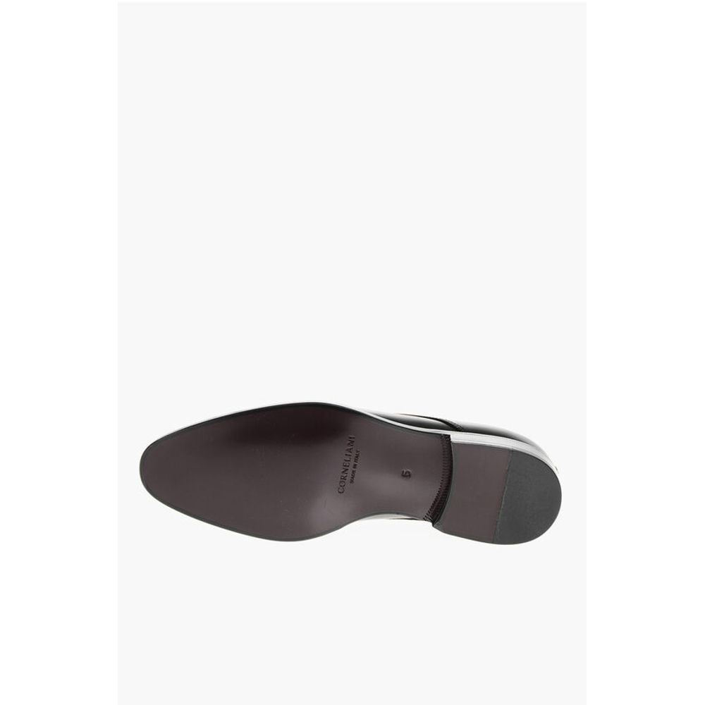 Corneliani Brushed Leather Dreby Shoes