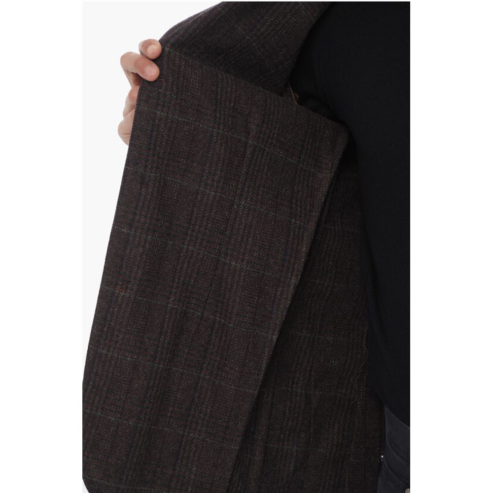 Corneliani CC COLLECTION District Check Wool Blend Blazer
