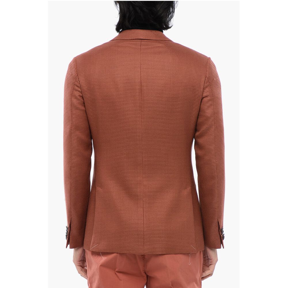 Corneliani ROAD TO EXCELLENCE Jacquard Silk Blend RESORT Blazer