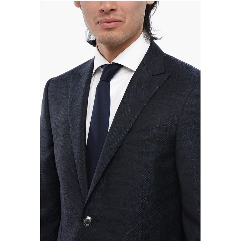 Corneliani Peak Lapel CERIMONIA ACADEMY Jacquard Blazer