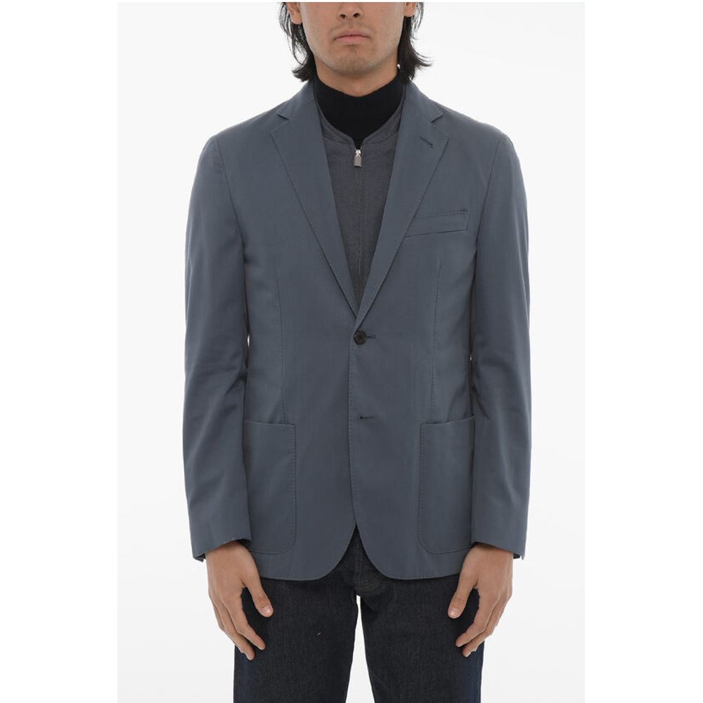 Corneliani ID Wool Blend Blazer with Removable Chest Piece