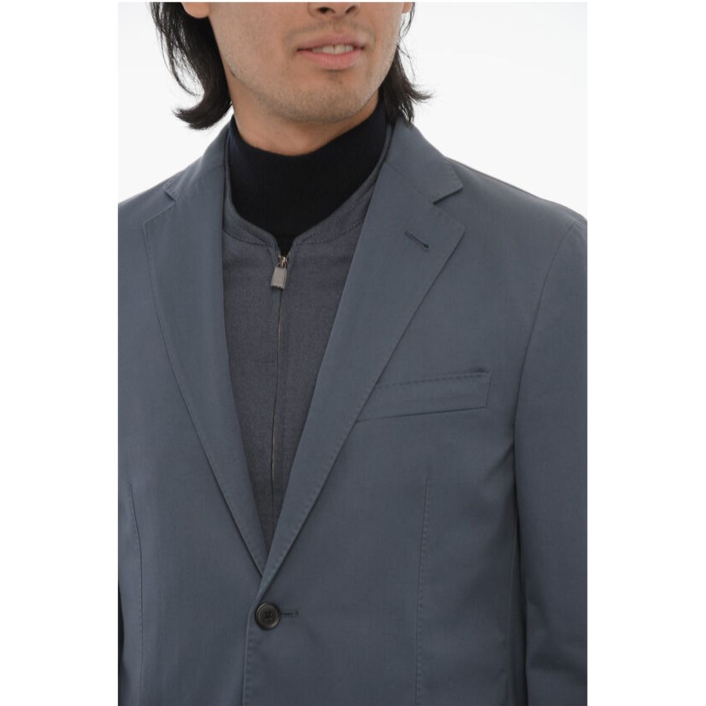 Corneliani ID Wool Blend Blazer with Removable Chest Piece