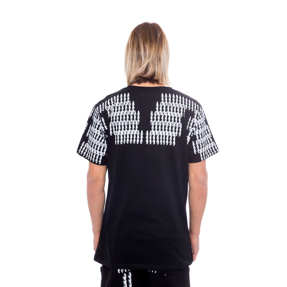 Nicolo Tonetto Camiseta Negra de Algodón para Hombre