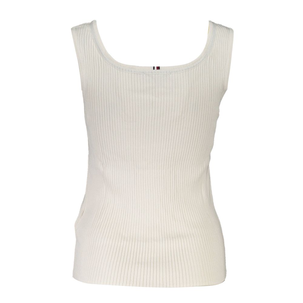Tommy Hilfiger White Modal Tops & T-Shirt