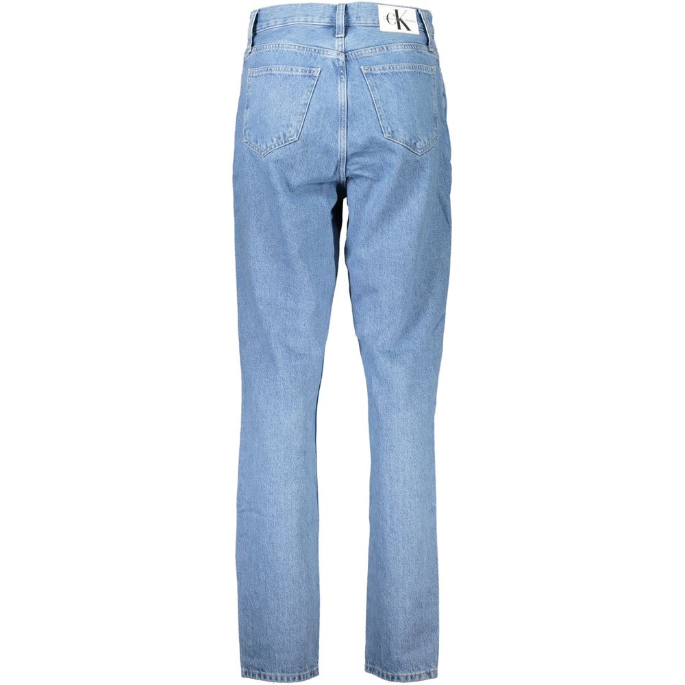 Calvin Klein Blue Cotton Jeans & Pant