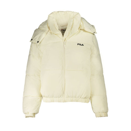 Fila Beige Polyester Jackets & Coat