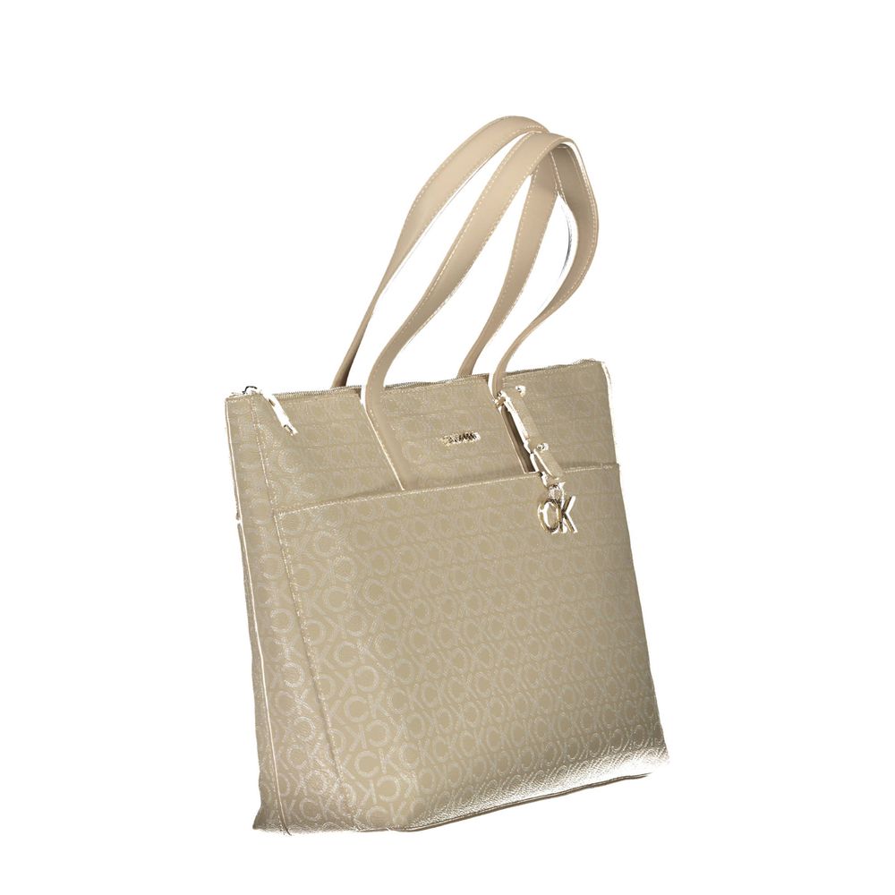 Calvin Klein Beige Polyethylene Handbag