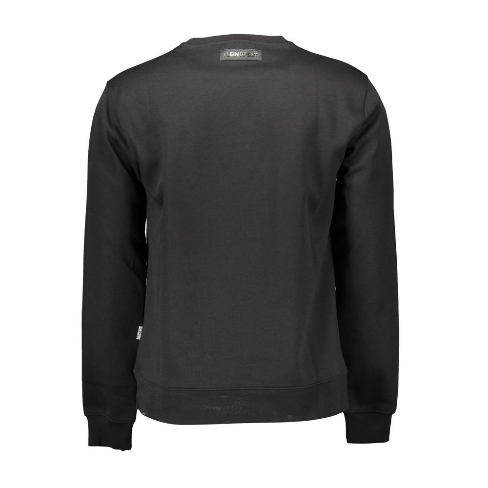 Plein Sport Black Cotton Sweater