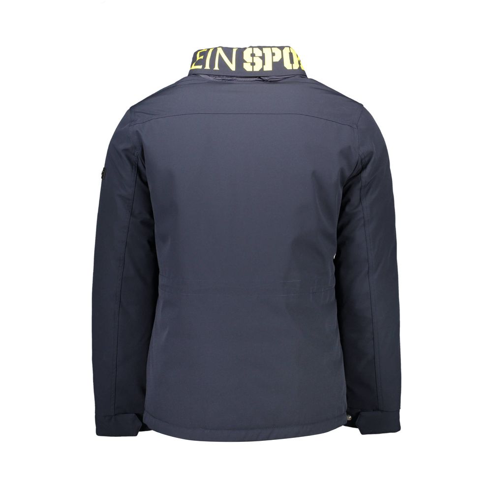 Plein Sport Blue Polyester Jacket