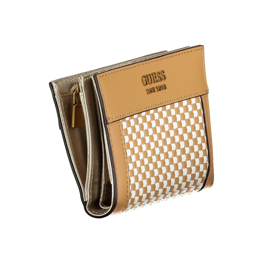 Guess Jeans Brown Polyethylene Wallet