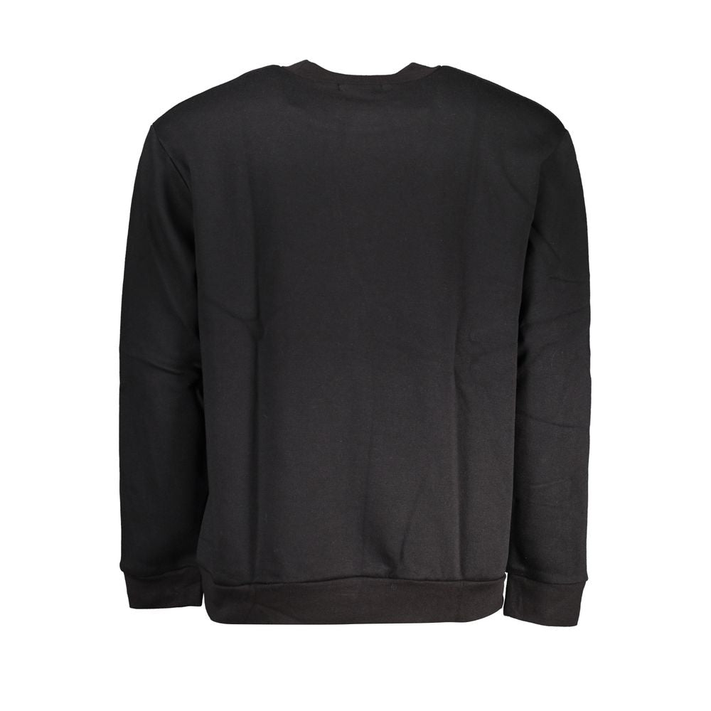 Cavalli Class Black Cotton Sweater