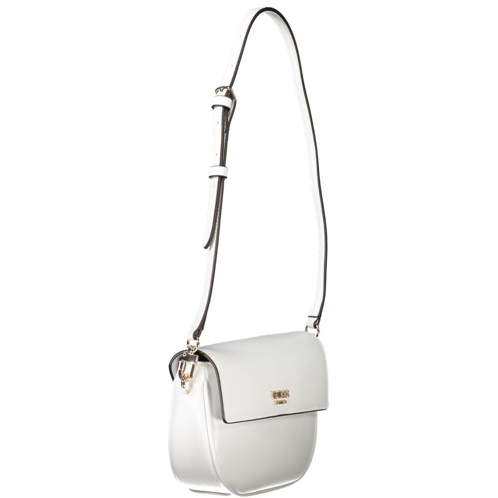 Guess Jeans White Polyethylene Handbag