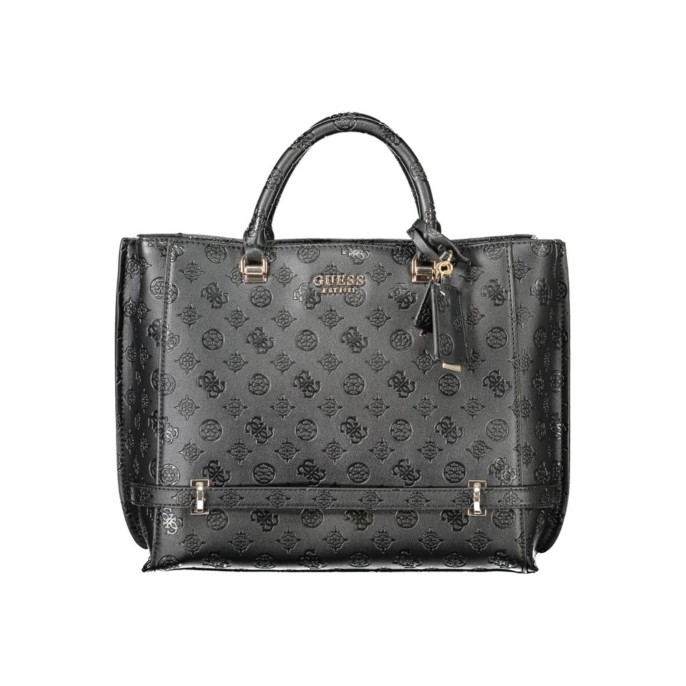 Guess Jeans Black Polyethylene Handbag